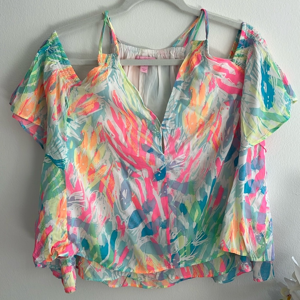 Lilly Pulitzer off shoulder top
